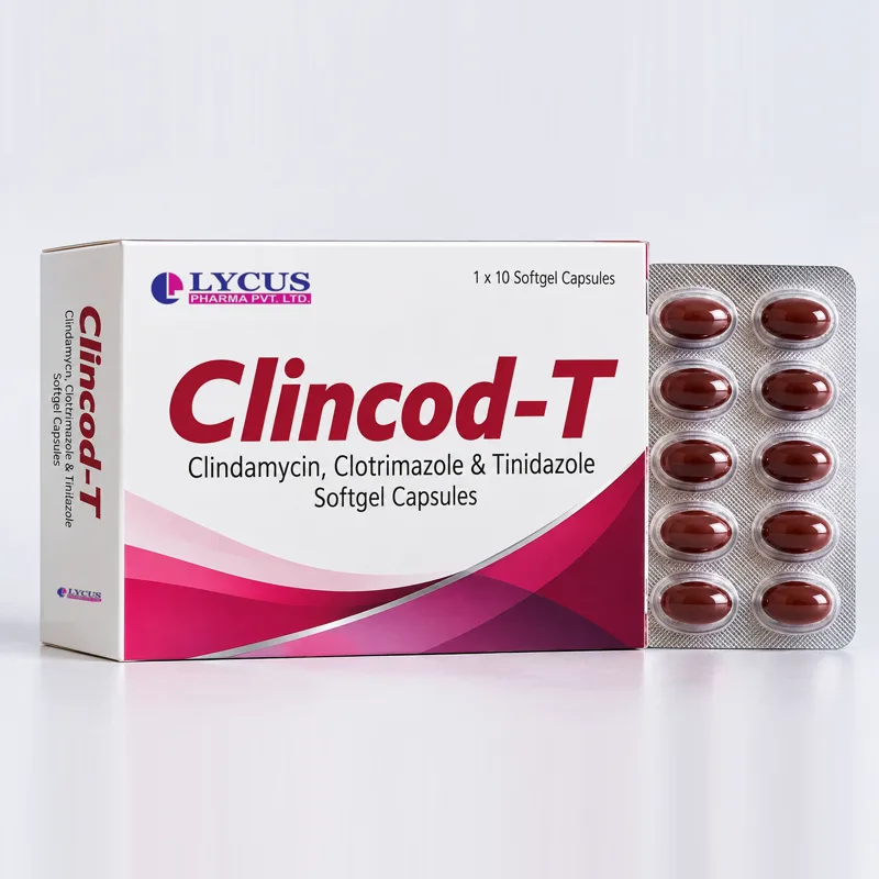 Clincod-T Clindamycin, Clotrimazole and Tinidazole Softgel Capsules